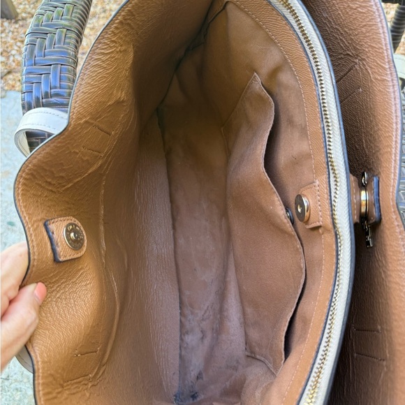 Coach Edie 31 shoulder:laptop bag in polished pebble leather - Picture 5 of 10